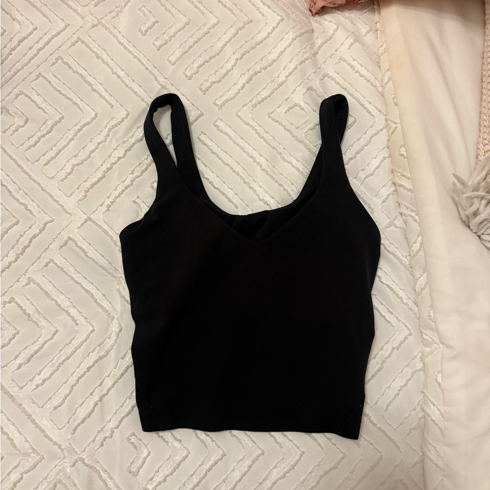 Black lululemon align tank top